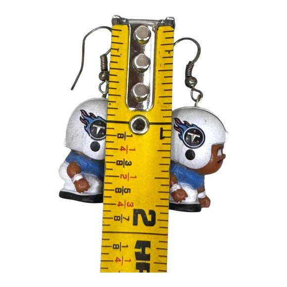 Tennessee Titans Football Player Earrings Unique Sports Fan Gift Teenymates - Picture 4 of 6